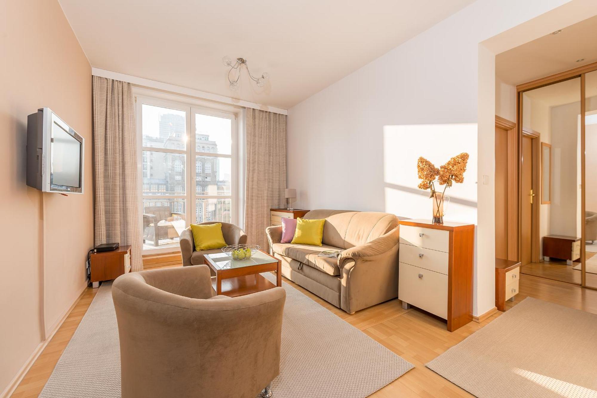 P&O City Center Apartments ワルシャワ 部屋 写真
